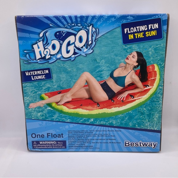 H2O Go! Watermelon Lounge Pool Float Inflatable Float large float - Picture 3 of 3